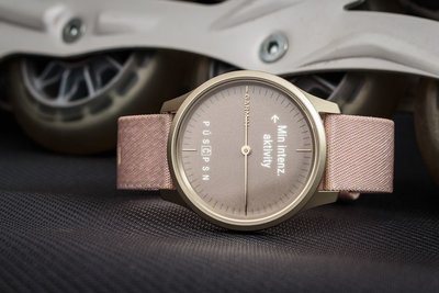 Garmin Vívomove 3 Style, Light Gold / Pink Nylon Band