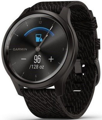 Garmin Vívomove 3 Style, Slate / Black Nylon Band