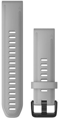 Silikónový remienok Garmin 20mm, Powder Grey, QuickFit, 010-12866-00