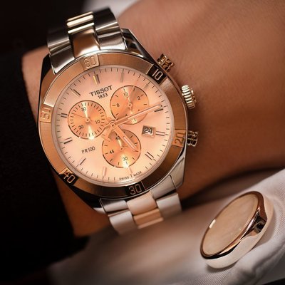 Tissot PR 100 Chic Lady Quartz Chronograph T101.917.22.151.00