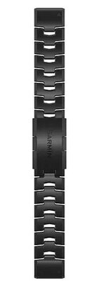 Titánový náramok Garmin 22mm (pro Garmin Fenix 8/7/6 (47mm), Epix 2 aj.), čierny, QuickFit