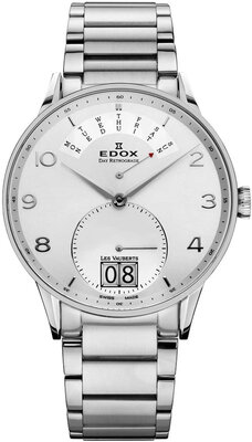 Edox Les Vauberts Day Big Date Retrograde 34006 3A AR (II. Jakost)