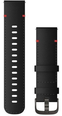 Kožený remienok Garmin 22mm (pro Venu, Forerunner 255, Vívoactive 4 aj.), čierny, Quick Release