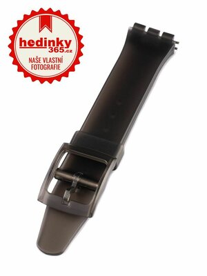 Plastový remienok Swatch 17mm (pro Swatch), šedý