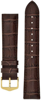 Hnedý kožený remienok Hirsch Duke M 01028110-1 (Teľacina)