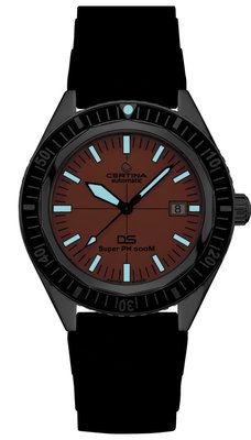 Certina DS Super PH500M Automatic Powermatic 80 Nivachron Diver's C037.407.17.280.10 VDST Special Edition