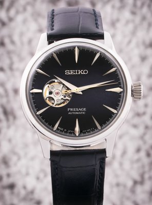 Seiko Presage Automatic Open Heart SSA405J1 Cocktail Time "Blue Moon"