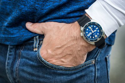 Seiko Prospex Sea Automatic Diver's SRPE07K1 Save the Ocean Great White Shark Special Edition "King Turtle"
