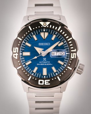 Seiko Prospex Sea Automatic Diver's SRPE09K1 Save the Ocean Great White Shark Special Edition "Monster"