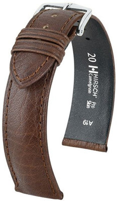 Hnedý kožený remienok Hirsch Camelgrain L 01009015-2 (Teľacina)