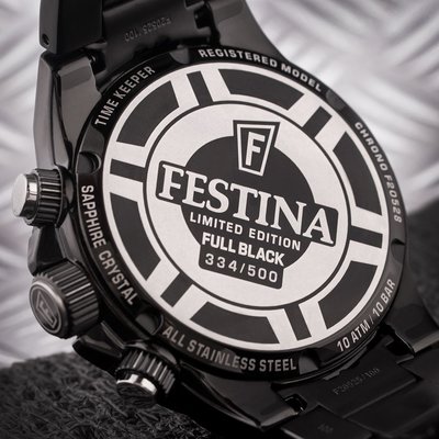 Festina Chrono Bike 2020 20528/1 Full Black Limited Edition 500pcs (+ náhradní řemínek)