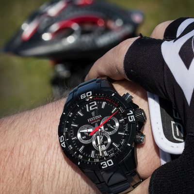 Festina Chrono Bike 2020 20528/1 Full Black Limited Edition 500pcs (+ náhradní řemínek)