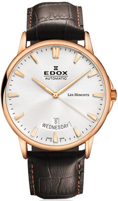 Edox Les Bémonts Day Date Automatic 83015 37R BIR