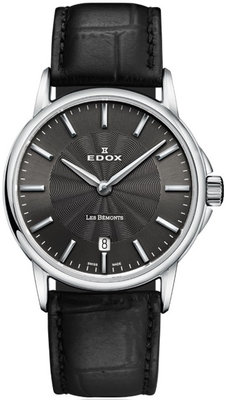 Edox Les Bémonts Slim Line Date Quartz 57001 3 GIN