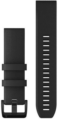 Silikónový remienok 22mm (pro Garmin Fenix 8/7/6 (47mm), Epix 2 aj.), čierny, QuickFit