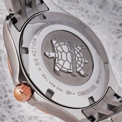 Certina DS Action Lady Quartz Precidrive COSC Chronometer Diamonds C032.051.22.126.00