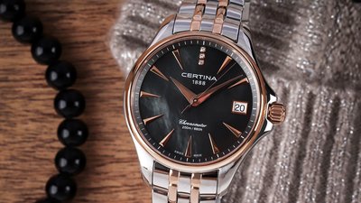 Certina DS Action Lady Quartz Precidrive COSC Chronometer Diamonds C032.051.22.126.00