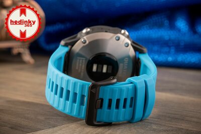 Garmin Quatix 6 PRO Sapphire Titanium/Titanium Band (+ náhradní řemínek)