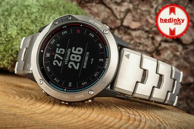 Garmin Quatix 6X PRO Solar Titanium/Titanium Band (+ náhradné remienok)