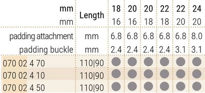 Čierny kožený remienok Hirsch Navigator 07002450-2 (Teľacina)