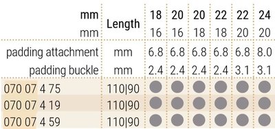 Hnedý kožený remienok Hirsch Navigator 07007419-2 (Aligátorí koža)