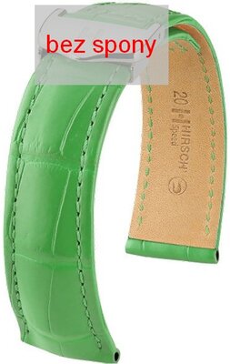 Zelený kožený remienok Hirsch Speed 07507442-2 (Aligátorí koža) Hirsch Selection