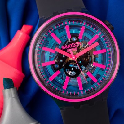 Swatch Big Bold Blue Taste SO27B111