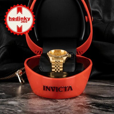 Krabička Invicta ve tvaru helmy - červená (IPM277)