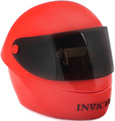 Krabička Invicta ve tvaru helmy - červená (IPM277)