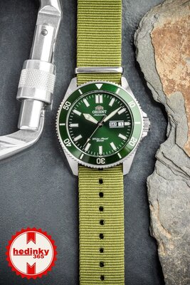 Nylonový remienok Ricardo Kronplatz, Green V1, NATO