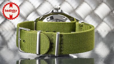 Nylonový remienok Ricardo Kronplatz, Green V1, NATO