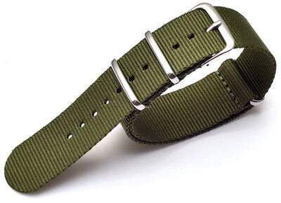 Nylonový remienok Ricardo Kronplatz, Green V1, NATO