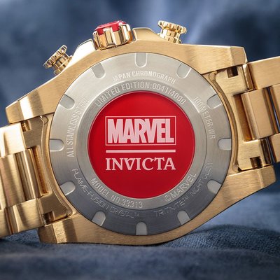 Invicta Marvel Men Quartz 33313 Ironman Limited Edition 4000pcs