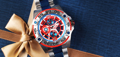Invicta Marvel Lady Quartz 44mm 27018 Captain America Limited Edition 4000pcs