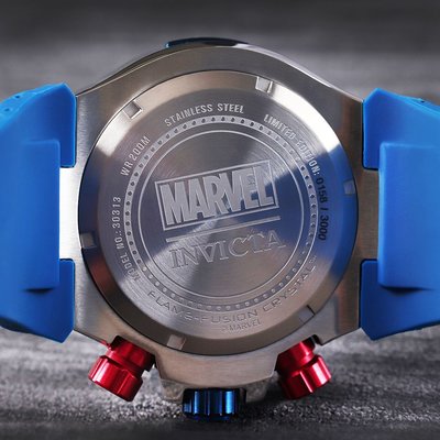 Invicta Marvel Quartz Chronograph 30313 Captain America Limited Edition 3000pcs