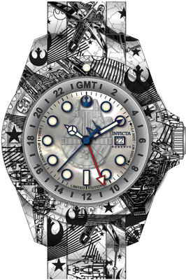 Invicta Star Wars Quartz GMT 33309 Rebel Alliance Limited Edition 1977pcs