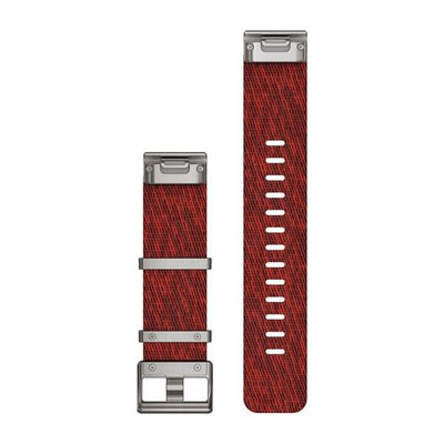 Nylonový remienok Garmin 22mm, Red, QuickFit, 010-12738-22