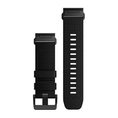 Nylonový popruh Garmin 26mm (pro Garmin Fenix 8/7X/6X (51mm), Tactix aj.), čierny, QuickFit