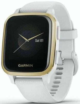 Garmin Venu Sq, LightGold/White Band (II. Akosť)