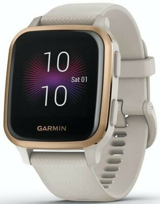 Garmin Venu Sq Music, RoseGold/Sand Band (rozbalené)