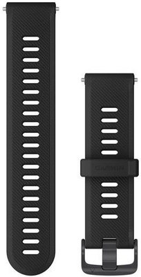 Silikónový remienok Garmin 22mm (pre Forerunner 745), Black, Quick Fit, 010-11251-9B