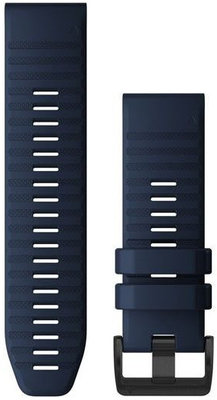 Remienok Garmin QuickFit 26mm, silikónový, tmavo modrý, čierna spona (Fenix 7X/6X/5X, Tactix aj.)