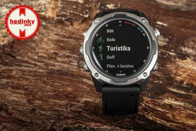 Garmin Descent Mk2 Sapphire, Silver / Black band
