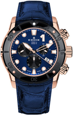 Edox CO-1 Quartz Chronograph 10242-TINR BUINR