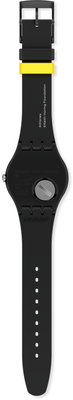 Swatch Mickey Blanc Sur Noir SUOZ337 Mickey Mouse x Keith Haring