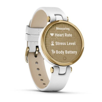 Garmin Lily Classic Light Gold / White, Leather Band