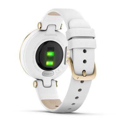 Garmin Lily Classic Light Gold / White, Leather Band