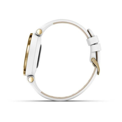 Garmin Lily Classic Light Gold / White, Leather Band