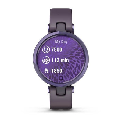 Garmin Lily Sport Midnight Orchid / Orchid, Silicone Band