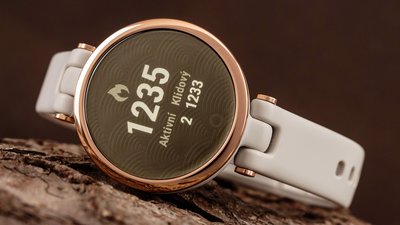 Garmin Lily Sport Rose Gold / Light Sand, Silicone Band
